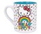 Sanrio Hello Kitty Rainbow Glitter Ceramic Mug | Holds 14 Ounces